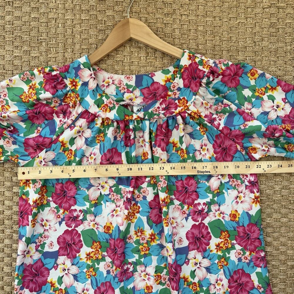 Vintage Metropolitan Floral Muumuu House Dress Women’s Size Large Hawaii Floral - Picture 8 of 10